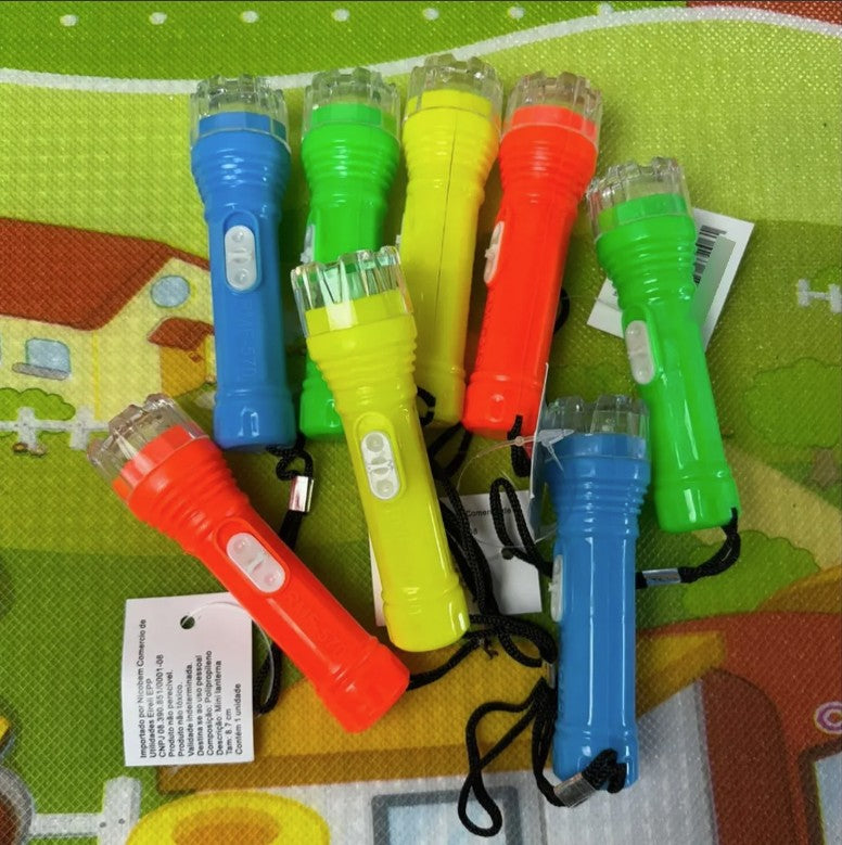 Kit 12 Lanterninhas Colorida Lembrancinha De Festa Infantil Azul Azul