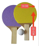 Kit 10 Raquetes Ping Pong Com E.v.a C/ Bolinha Iniciantes Cinza